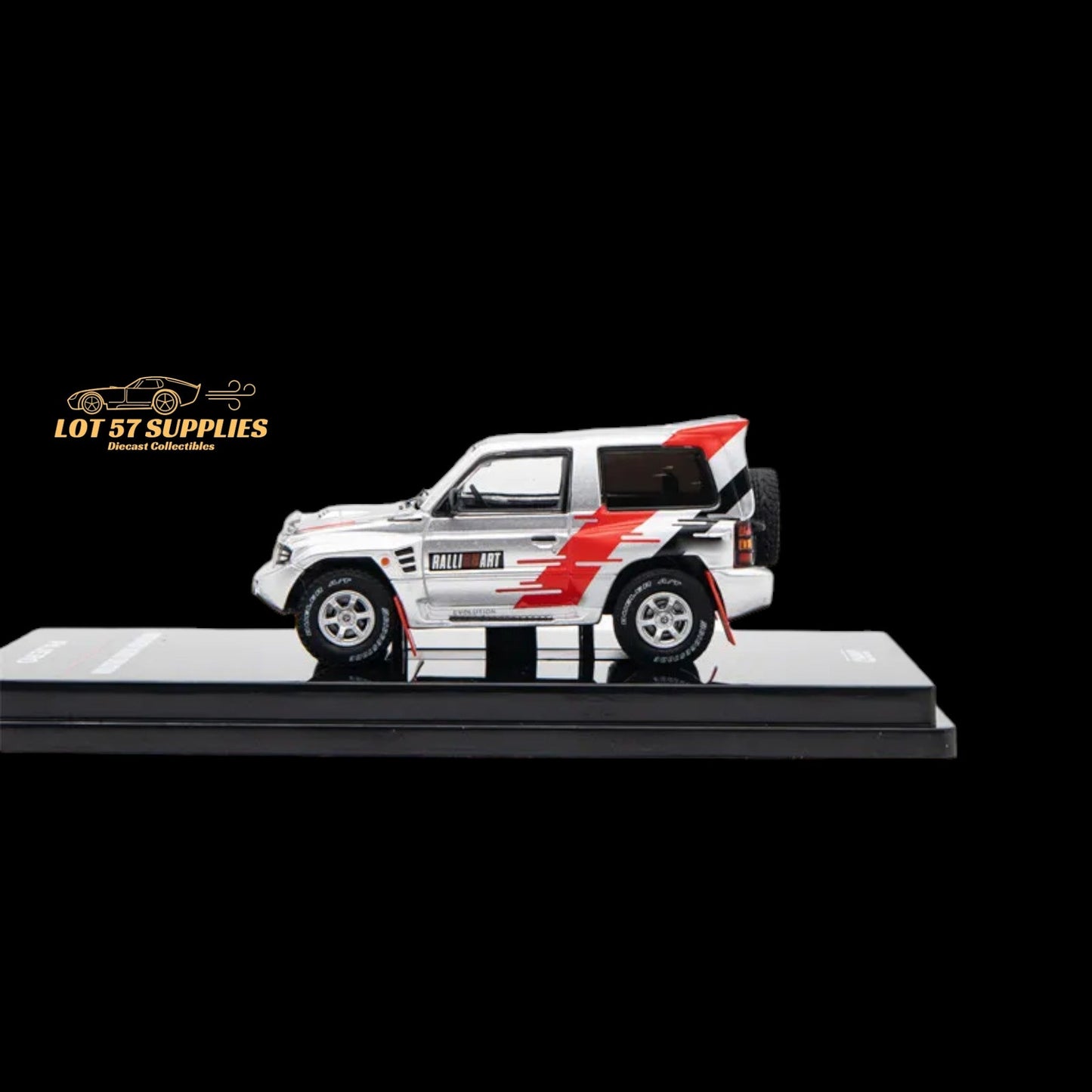 Inno64 Mitsubishi Pajero Evolution Ralliart Silver 1:64