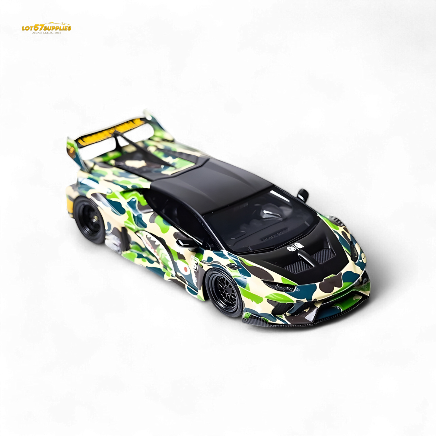 Flame Lamborghini Huracan LP610-4 LWBK WideBody Camouflage 1:64