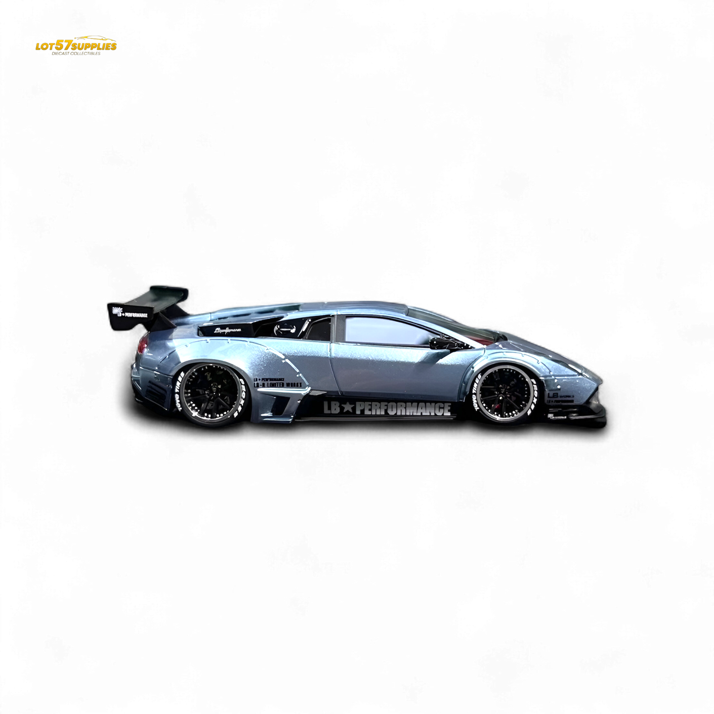404ERROR Lamborghini Murcielago LBWK Ice Blue 1:64