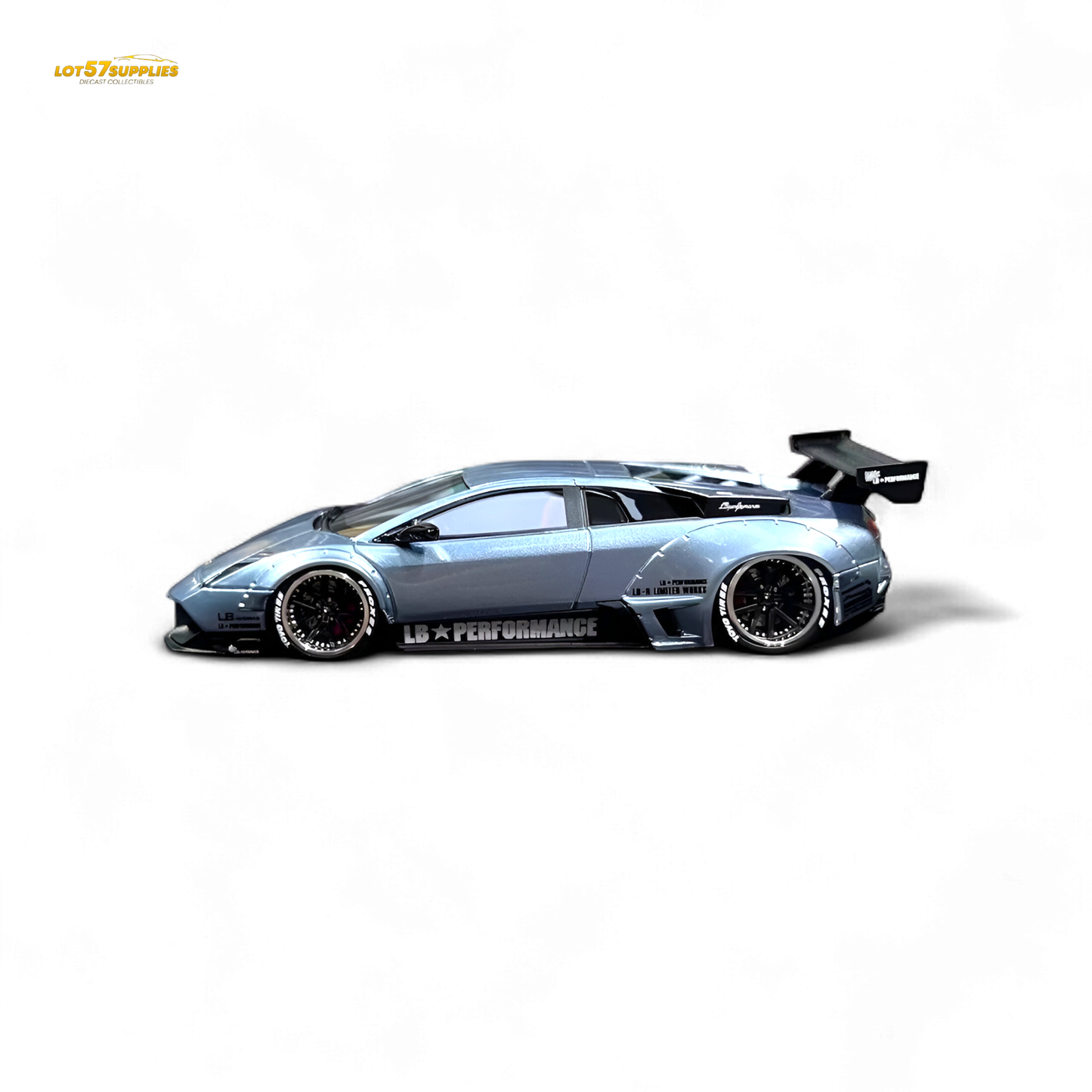 404ERROR Lamborghini Murcielago LBWK Ice Blue 1:64