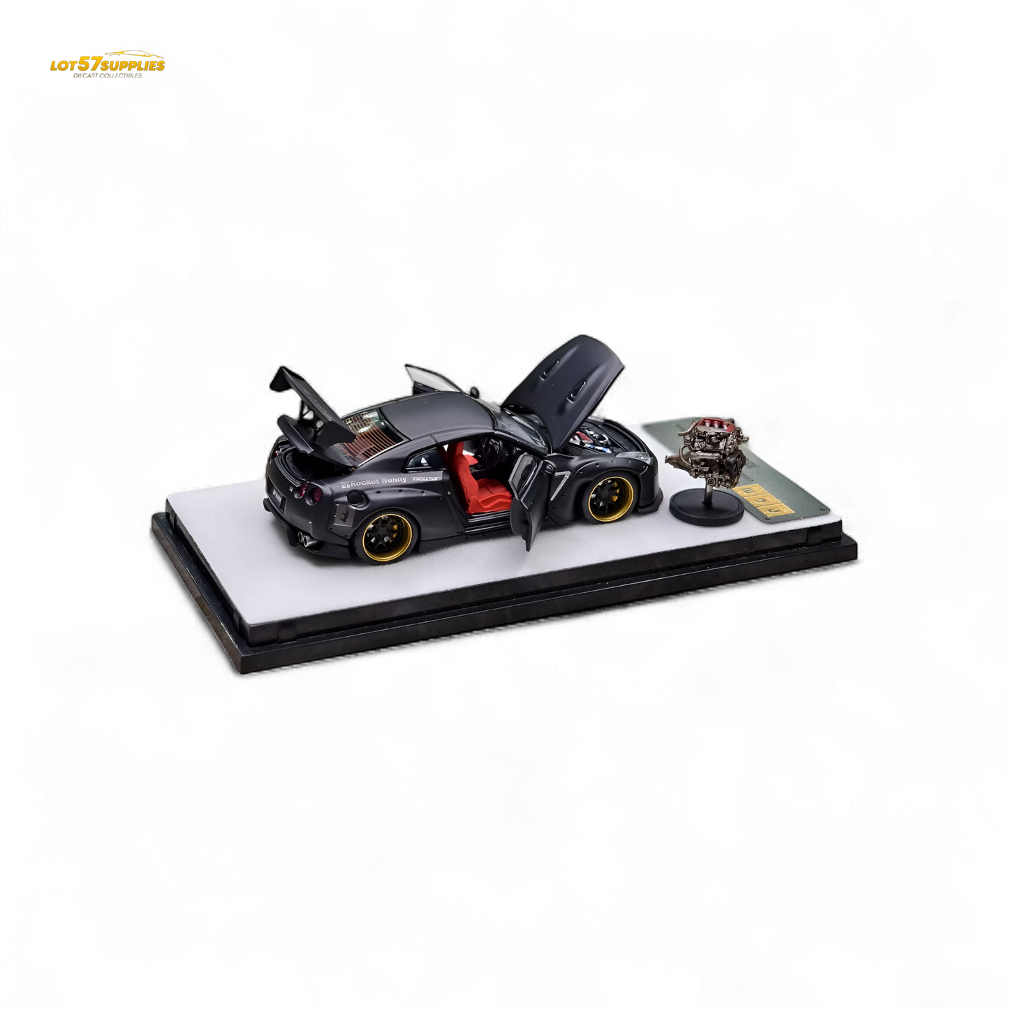 PGM Rocket Bunny R35 Matte Black 1:64
