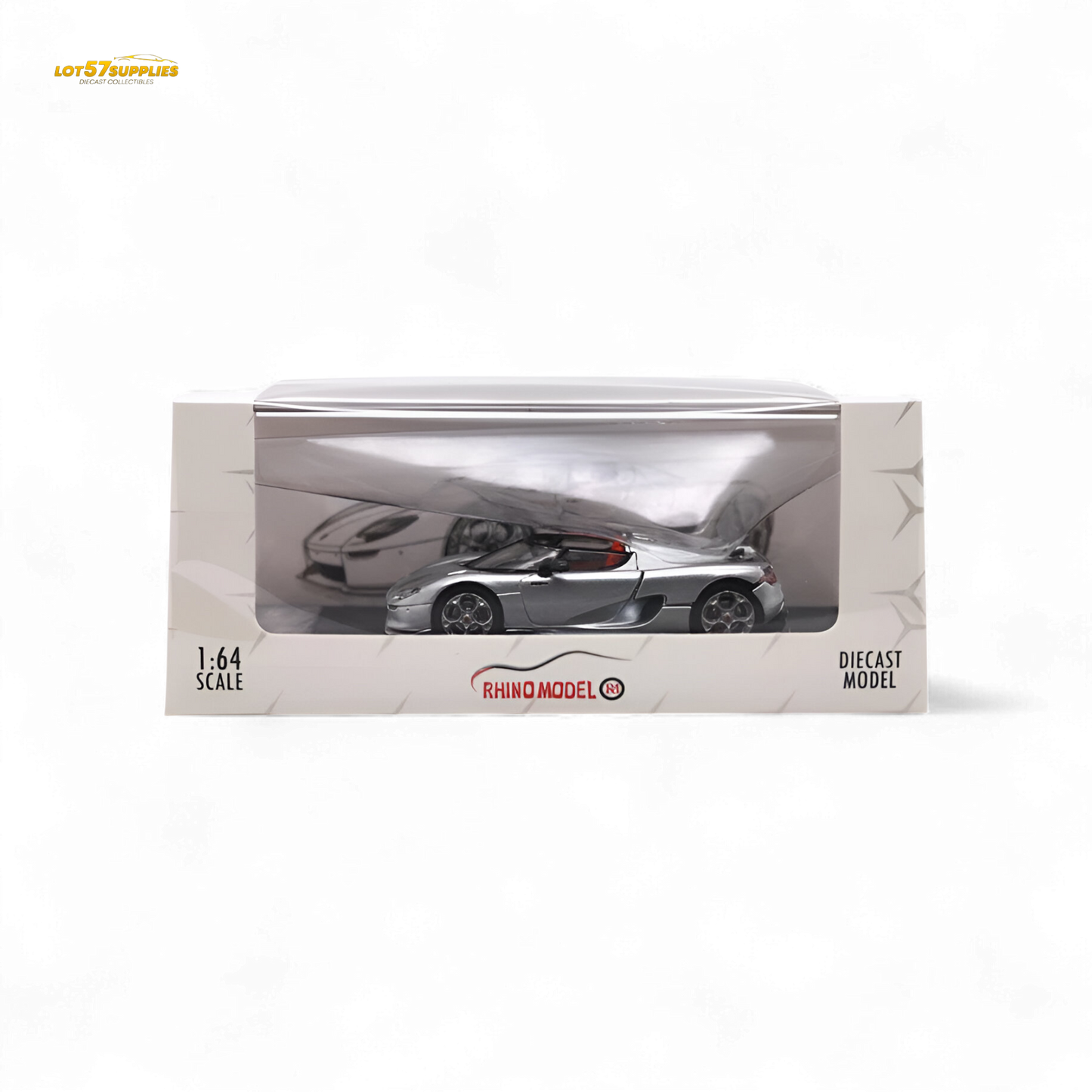 Rhino Model CC850 Silver 1:64