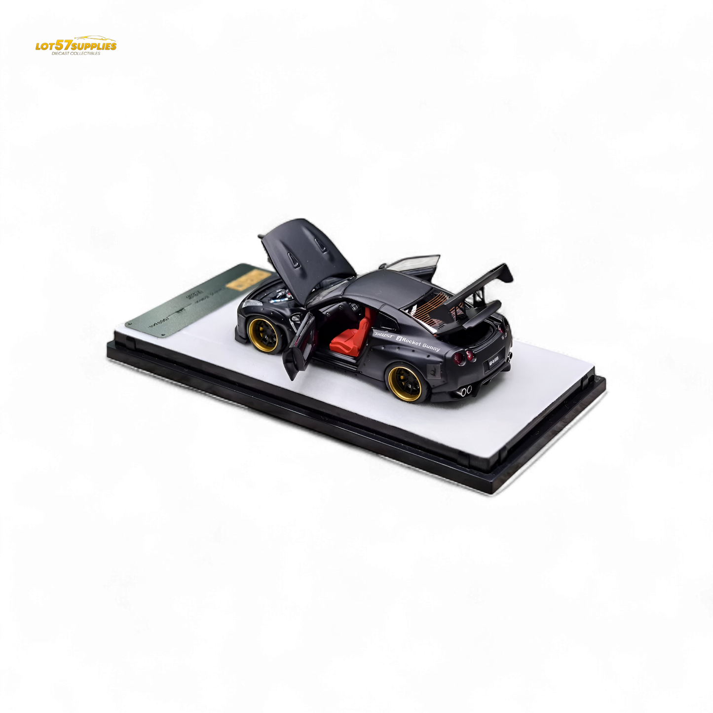 PGM Rocket Bunny R35 Matte Black 1:64