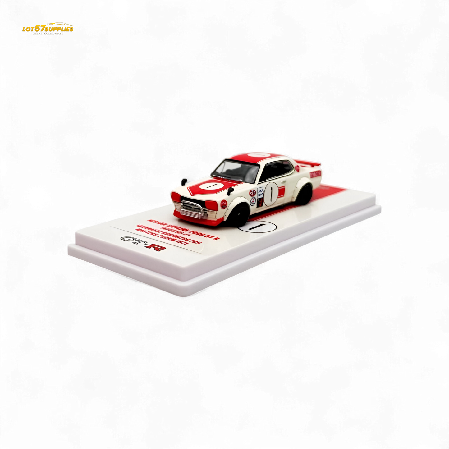 Inno64 Nissan Skyline 2000 GT-R KPGC10 #1 Takahashi Kunimitsu Fuji Masters 1971 1:64