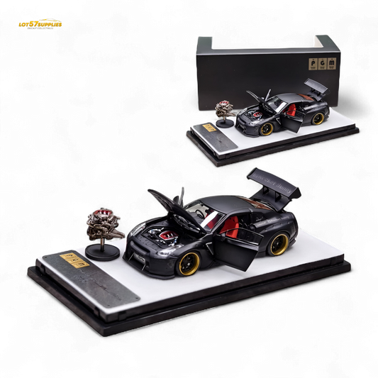 PGM Rocket Bunny R35 Matte Black 1:64